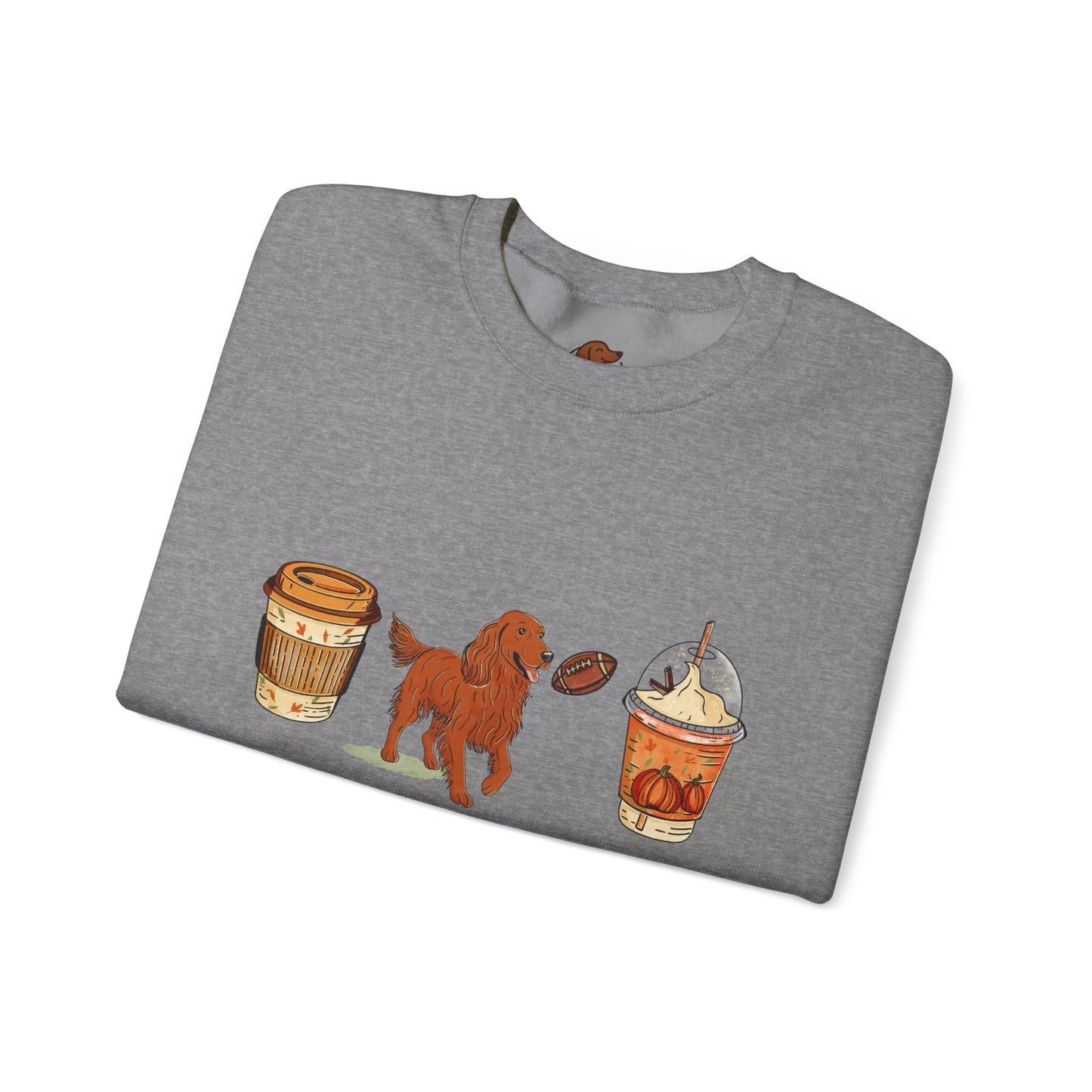 Irish setter Fall Cups Unisex Heavy Blend™ Crewneck Sweatshirt