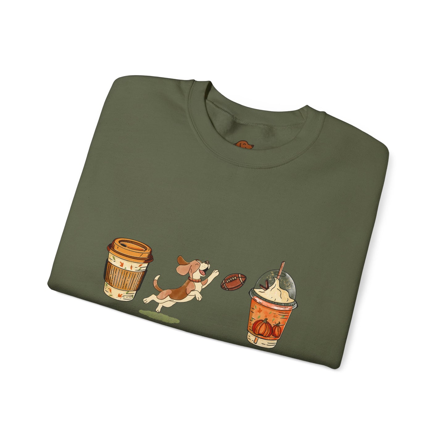 Beagle #2 Fall Cups Unisex Heavy Blend™ Crewneck Sweatshirt