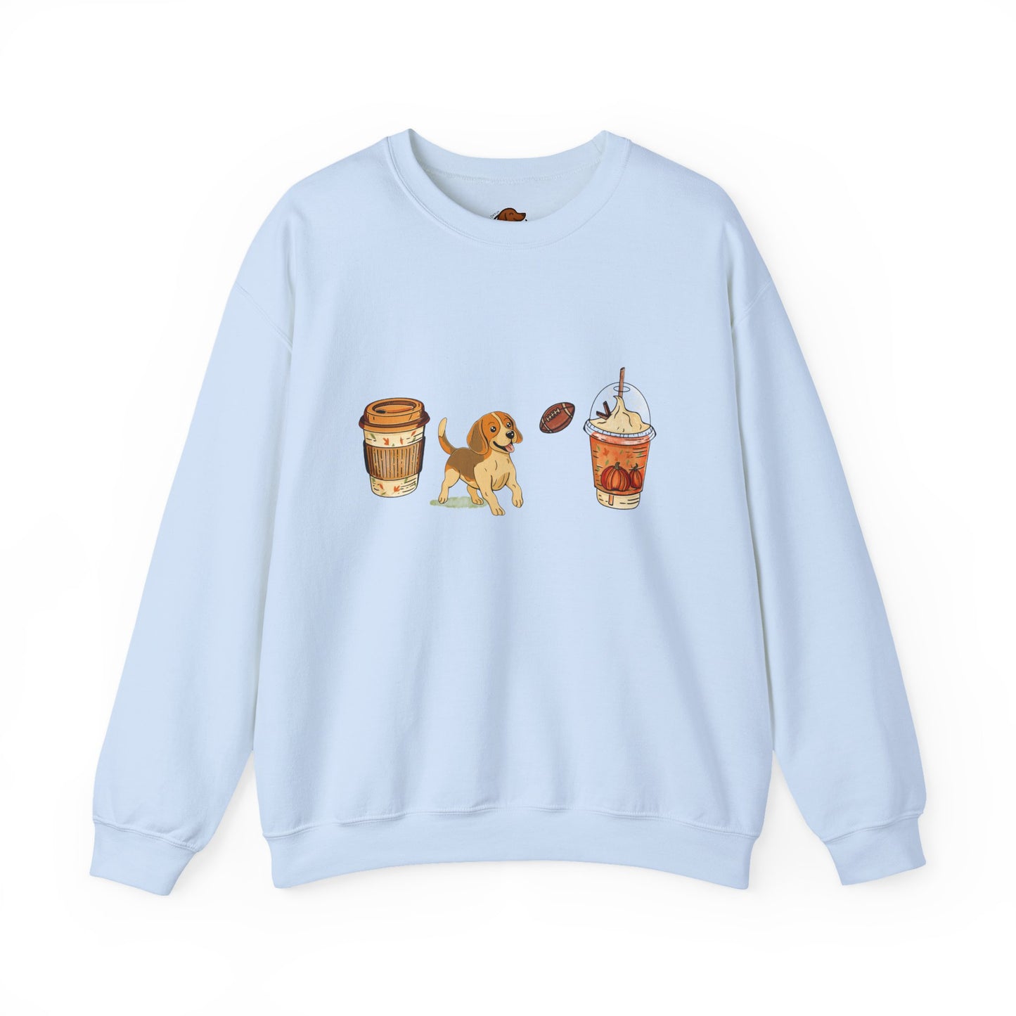 Beagle Fall Cups Unisex Heavy Blend™ Crewneck Sweatshirt