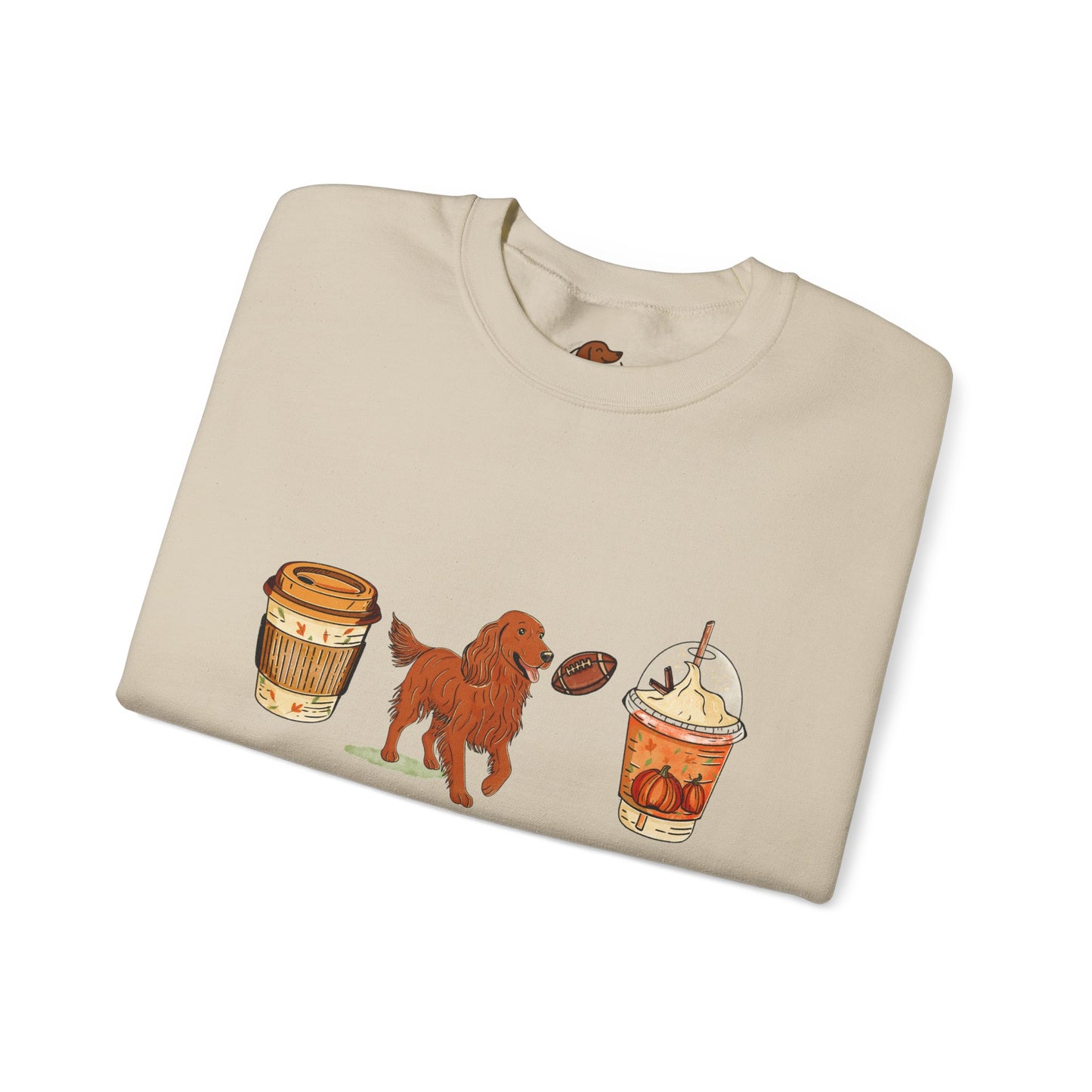 Irish setter Fall Cups Unisex Heavy Blend™ Crewneck Sweatshirt
