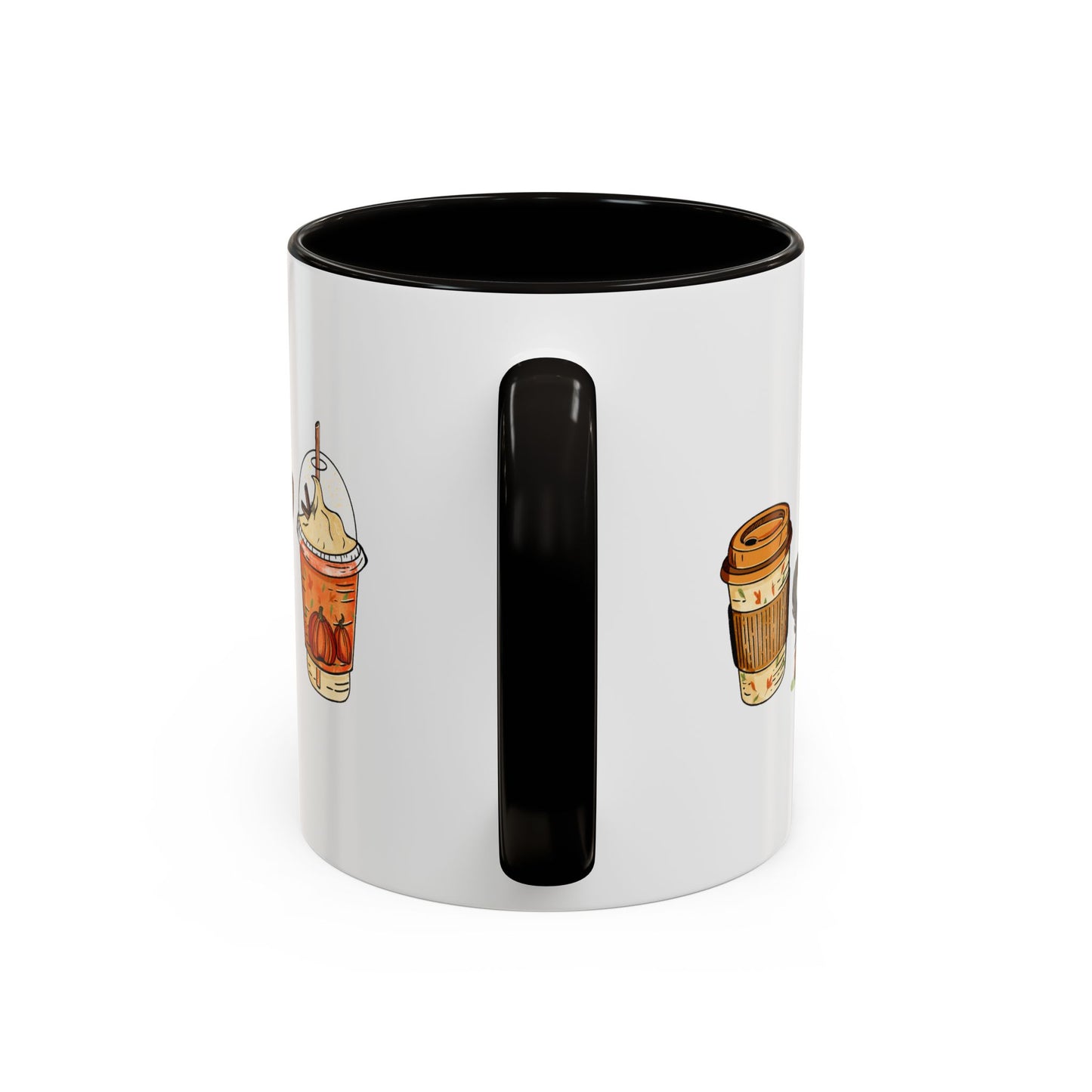 Yorkie Fall design, color Mugs 11oz