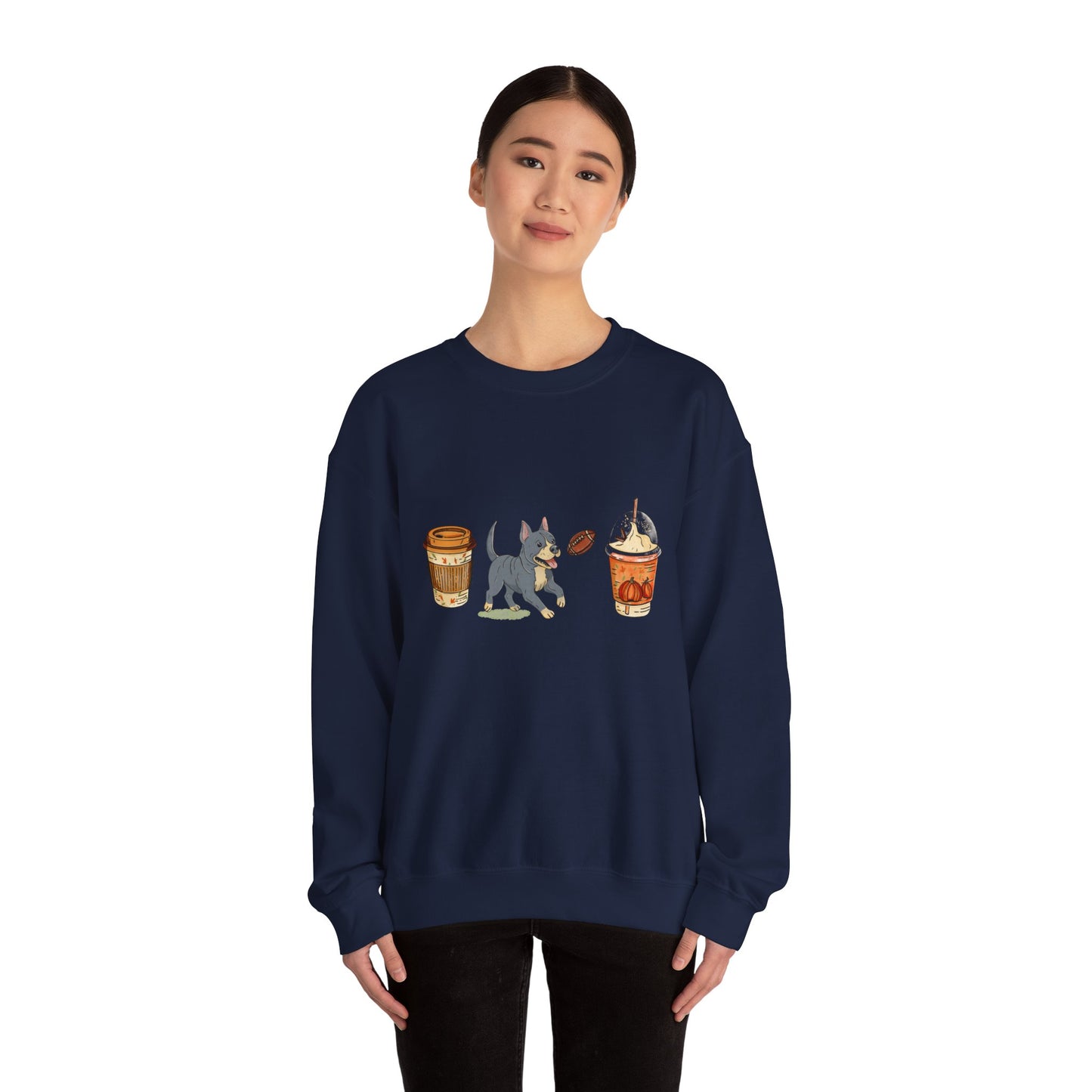 Blue Nose Fall Cups Unisex Heavy Blend™ Crewneck Sweatshirt