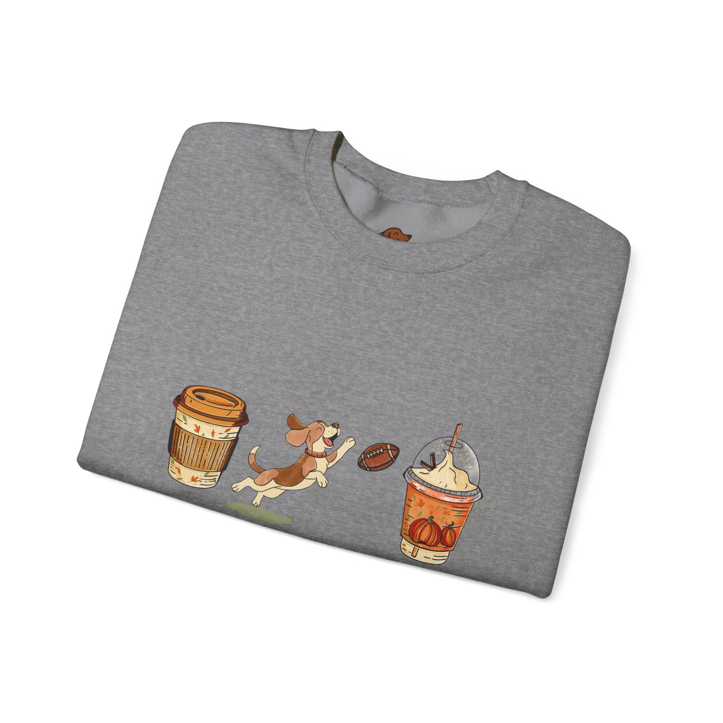 Beagle #2 Fall Cups Unisex Heavy Blend™ Crewneck Sweatshirt