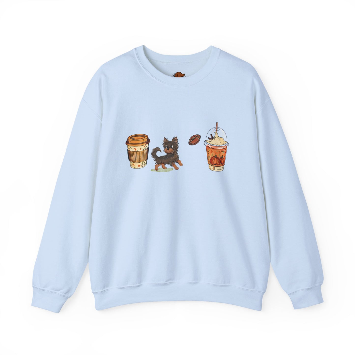 Yorkie Fall Cups #2 Unisex Heavy Blend™ Crewneck Sweatshirt