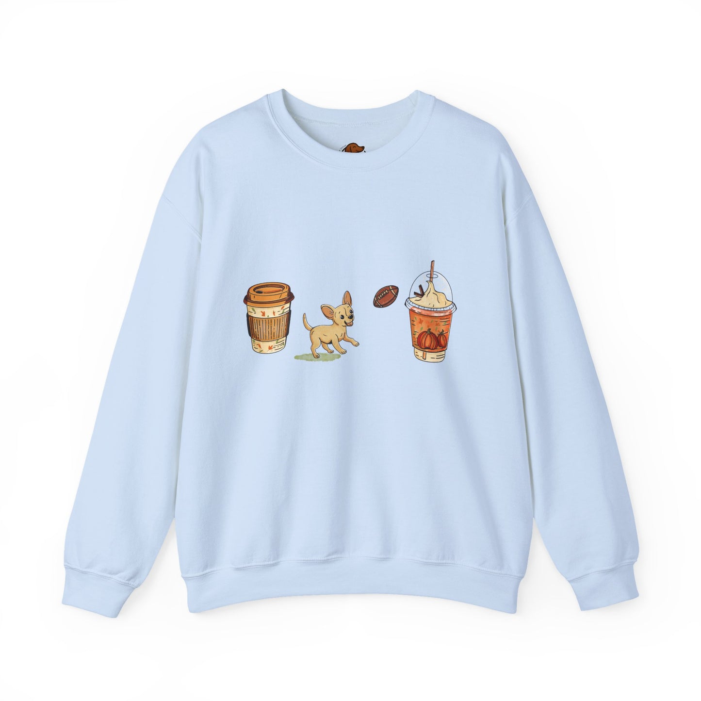 Chihuahua Fall Cups Unisex Heavy Blend™ Crewneck Sweatshirt