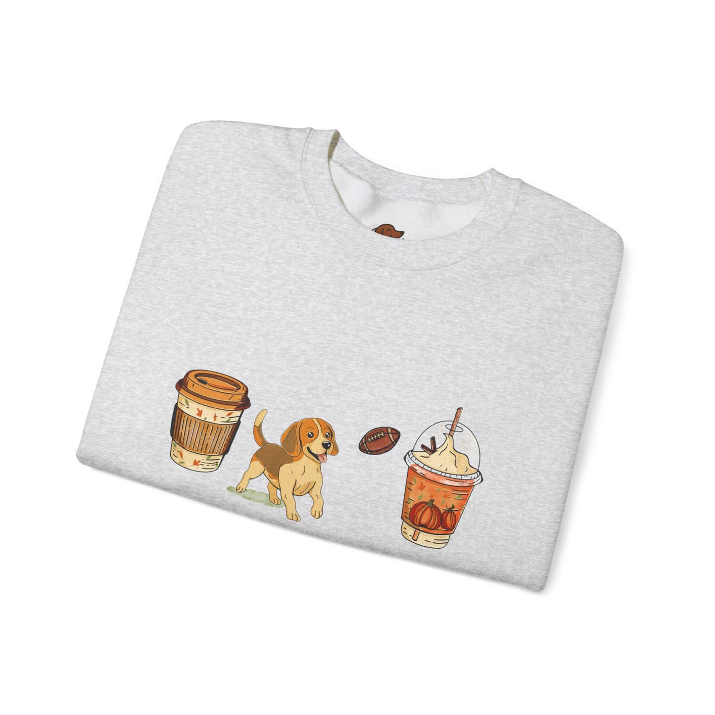 Beagle Fall Cups Unisex Heavy Blend™ Crewneck Sweatshirt
