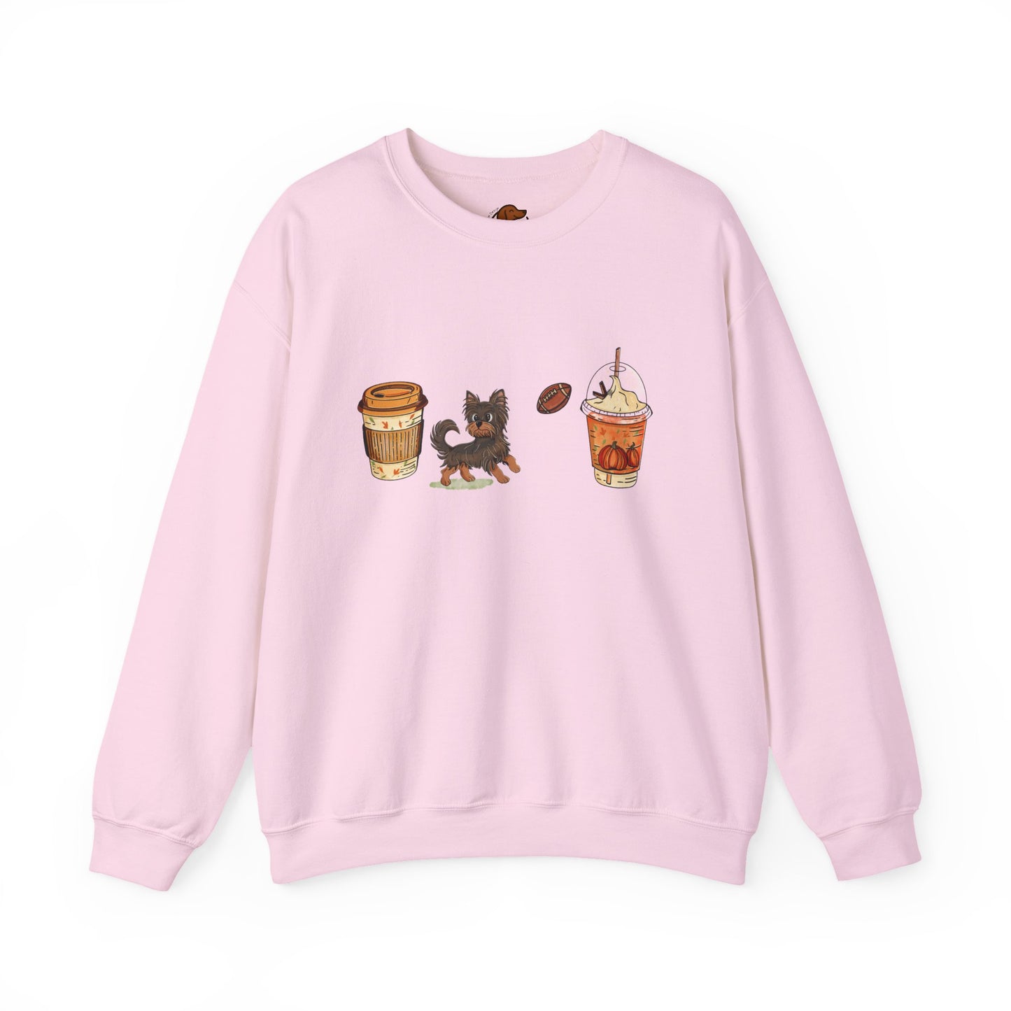 Yorkie Fall Cups #2 Unisex Heavy Blend™ Crewneck Sweatshirt