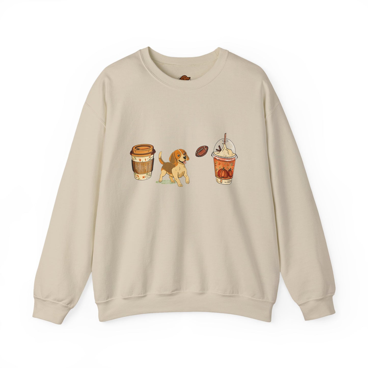 Beagle Fall Cups Unisex Heavy Blend™ Crewneck Sweatshirt