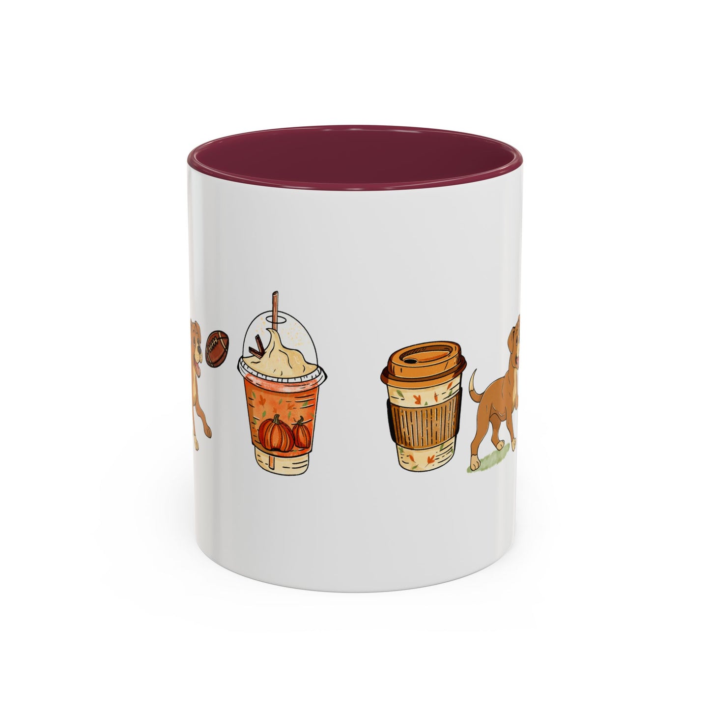 Boxer Fall design, color Mugs 11oz