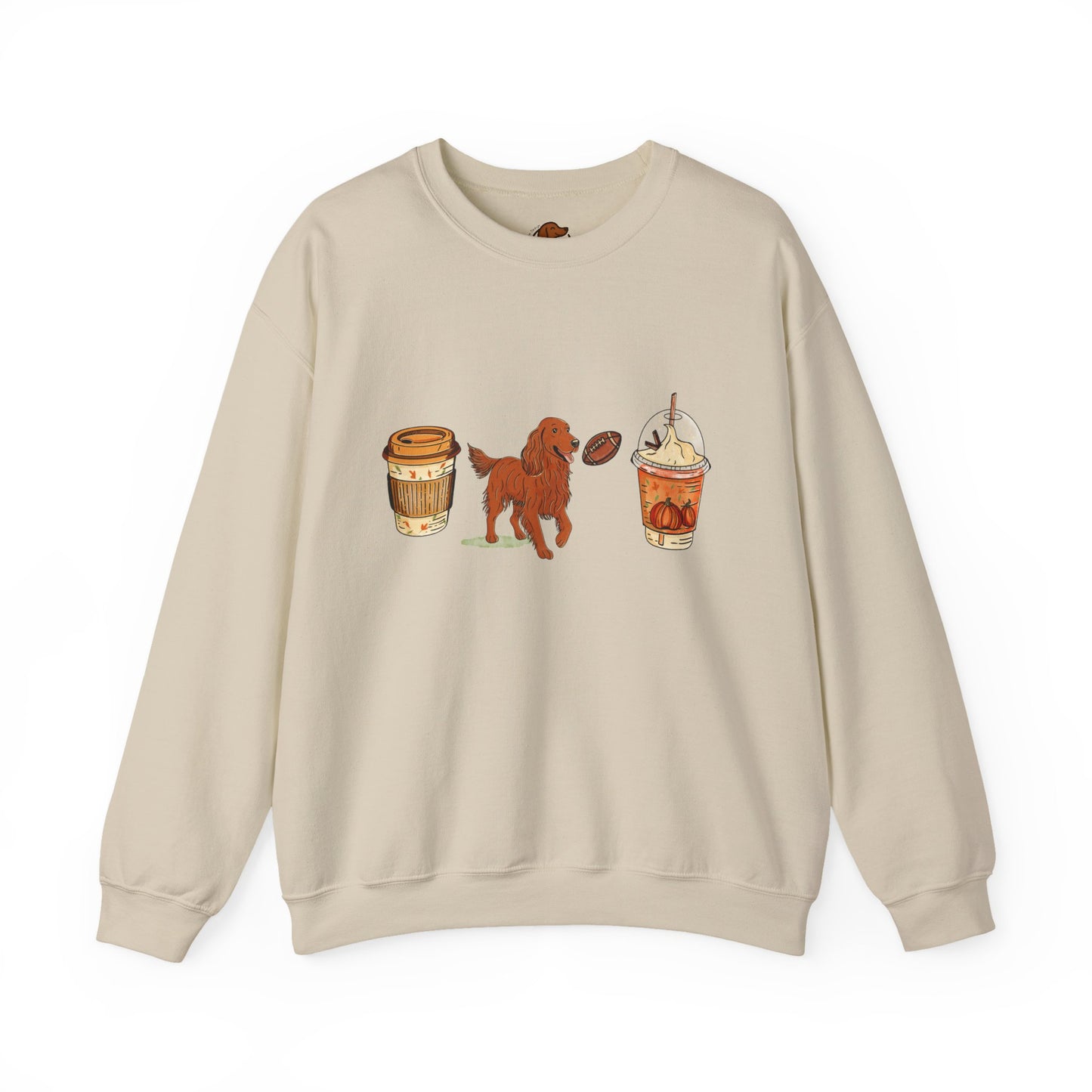 Irish setter Fall Cups Unisex Heavy Blend™ Crewneck Sweatshirt