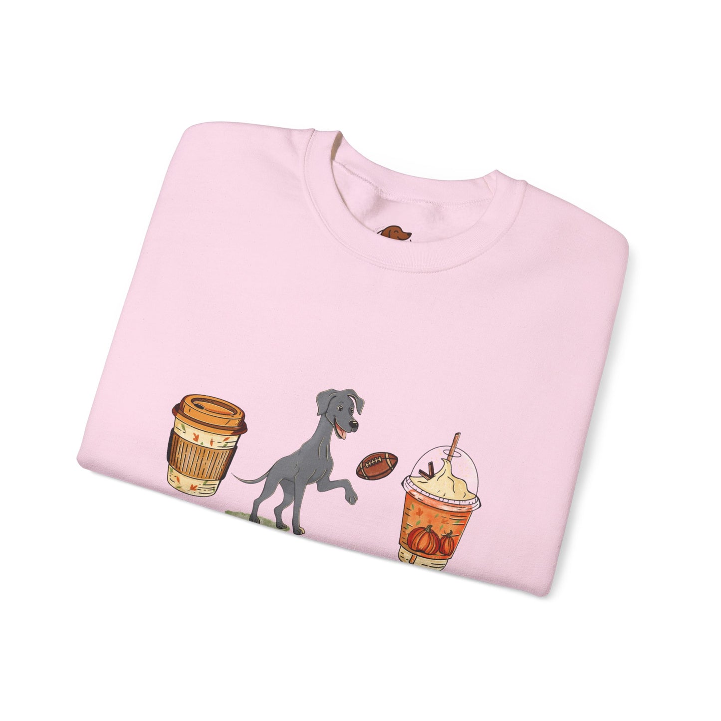 Great Dane Fall Cups Unisex Heavy Blend™ Crewneck Sweatshirt