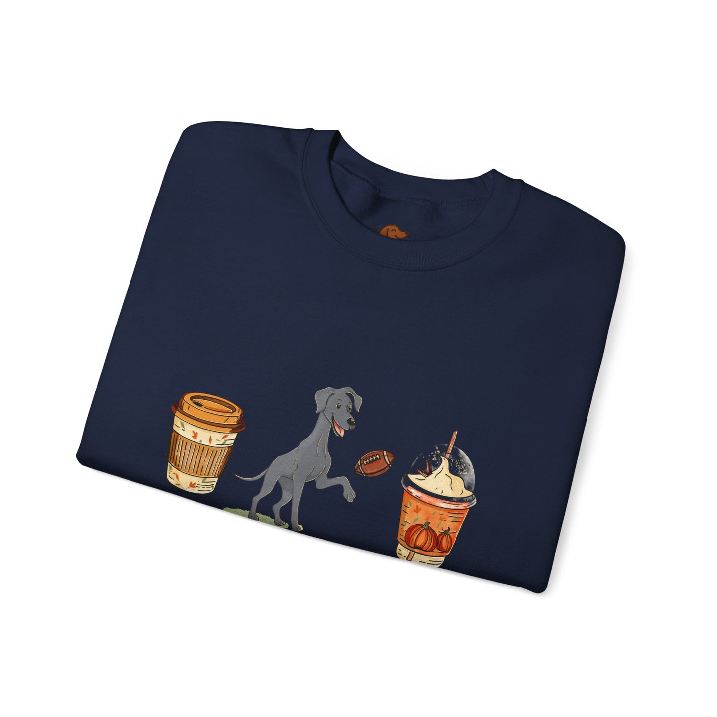 Great Dane Fall Cups Unisex Heavy Blend™ Crewneck Sweatshirt