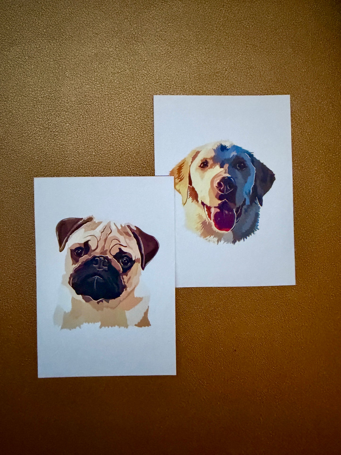 Mini Pet Portrait. Hand-drawn (digital)