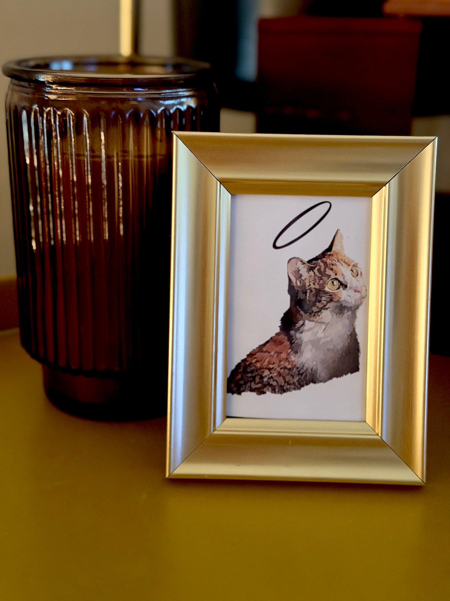 Mini Pet Portrait. Hand-drawn (digital)