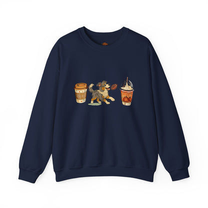 Australian Shepherd Fall Cups Unisex Heavy Blend™ Crewneck Sweatshirt