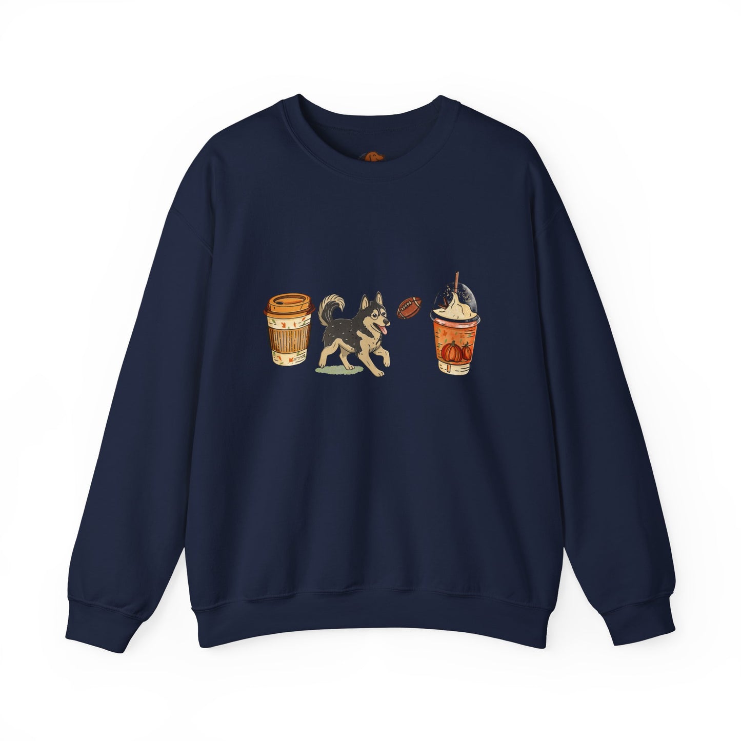 Husky Fall Cups  Unisex Heavy Blend™ Crewneck Sweatshirt