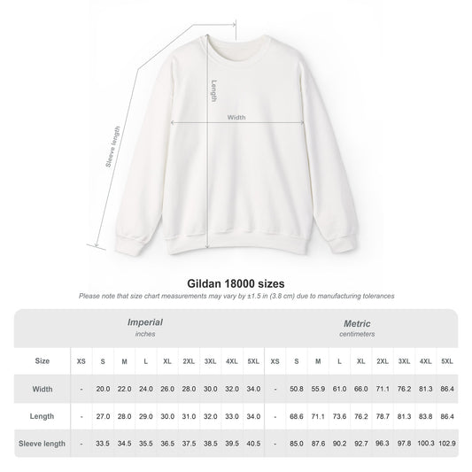Frenchie Fall Cups Unisex Heavy Blend™ Crewneck Sweatshirt
