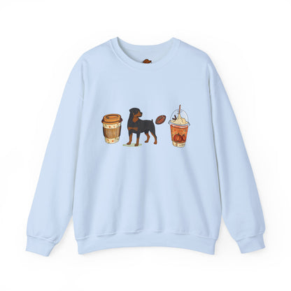 Rottweiler Fall Cups Unisex Heavy Blend™ Crewneck Sweatshirt