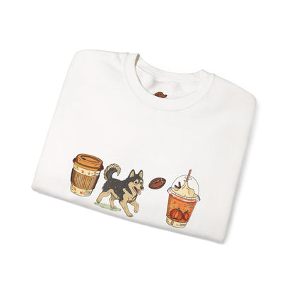 Husky Fall Cups  Unisex Heavy Blend™ Crewneck Sweatshirt