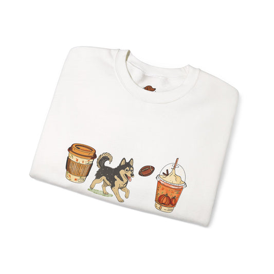Husky Fall Cups  Unisex Heavy Blend™ Crewneck Sweatshirt