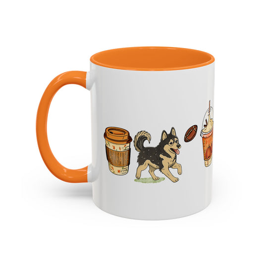 Husky Fall design, color Mugs 11oz