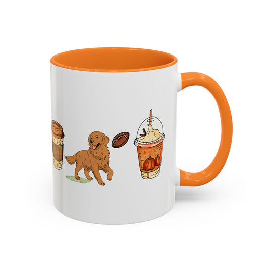 Golden Fall design, color Mugs 11oz