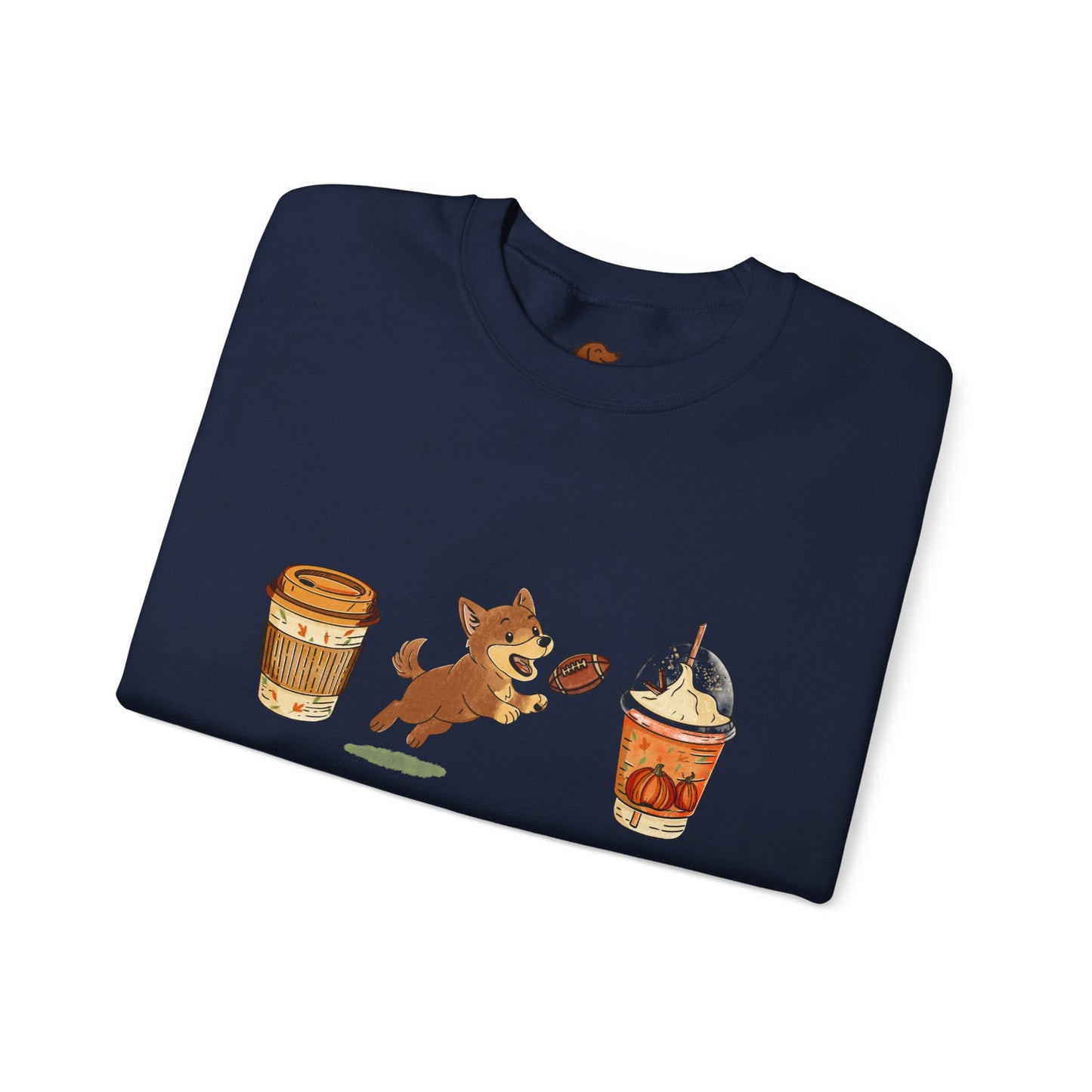Husky brown  Fall Cups Unisex Heavy Blend™ Crewneck Sweatshirt