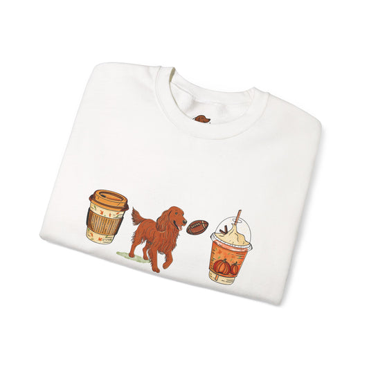 Irish setter Fall Cups Unisex Heavy Blend™ Crewneck Sweatshirt