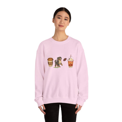 Bernese Mountain dog Fall Cups Unisex Heavy Blend™ Crewneck Sweatshirt