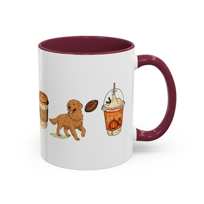 Golden Fall design, color Mugs 11oz