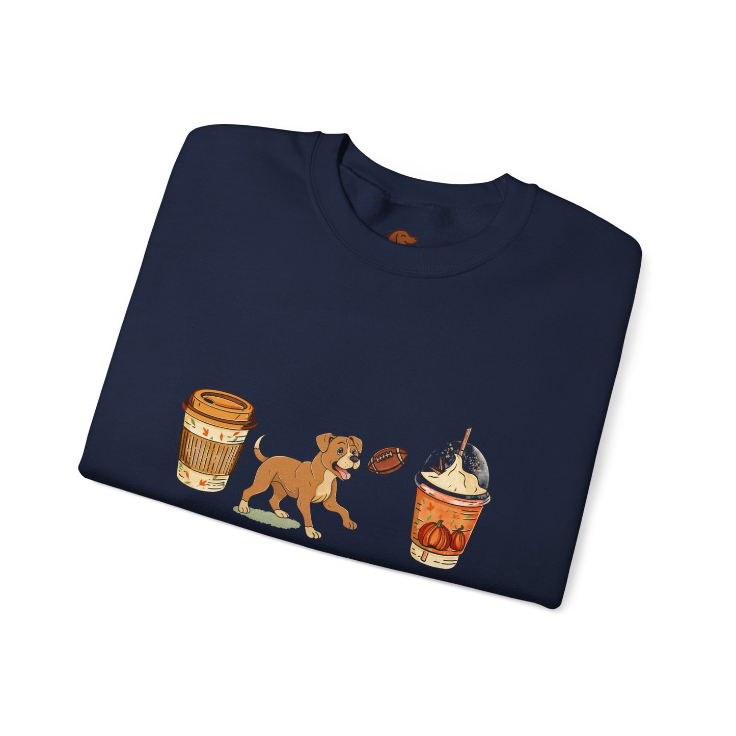 Boxer Fall Cups Unisex Heavy Blend™ Crewneck Sweatshirt