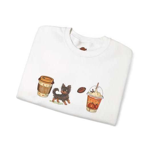 Yorkie Fall Cups #2  Unisex Heavy Blend™ Crewneck Sweatshirt