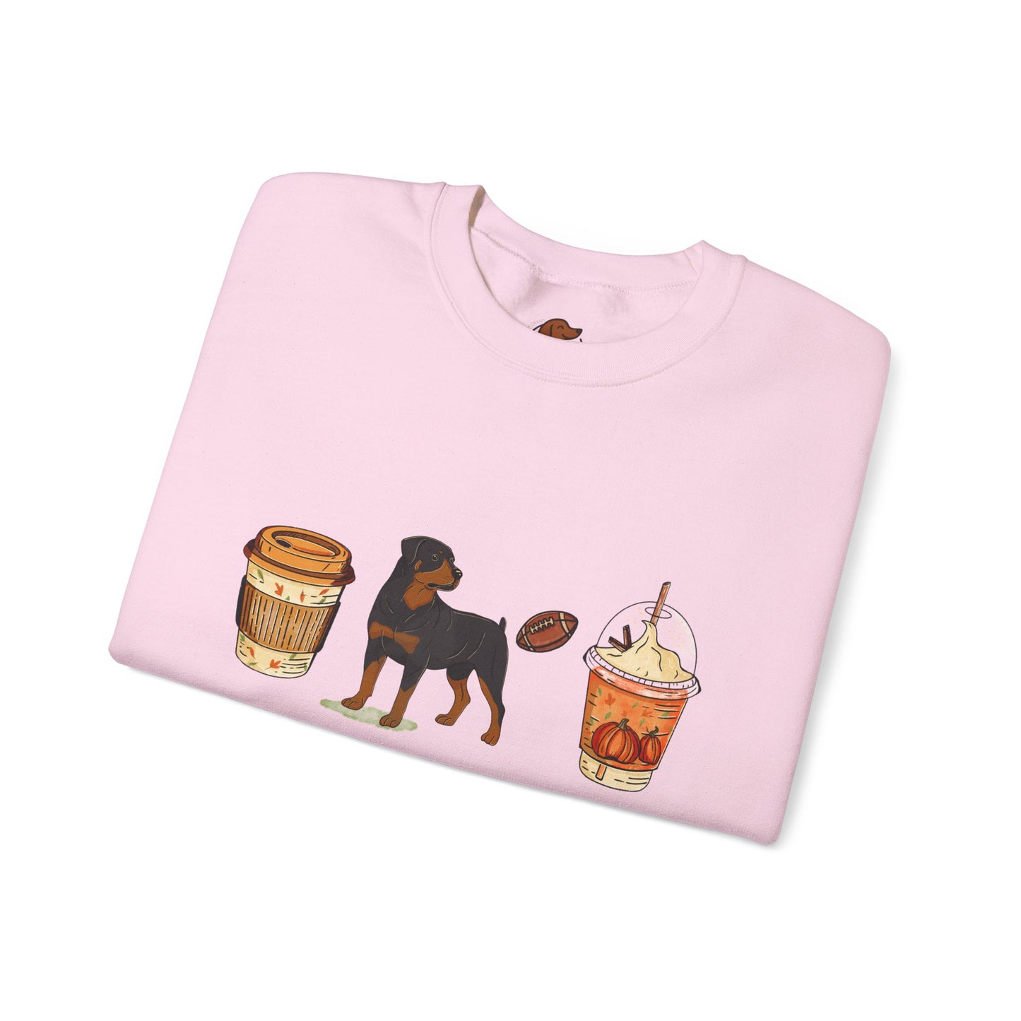 Rottweiler Fall Cups Unisex Heavy Blend™ Crewneck Sweatshirt