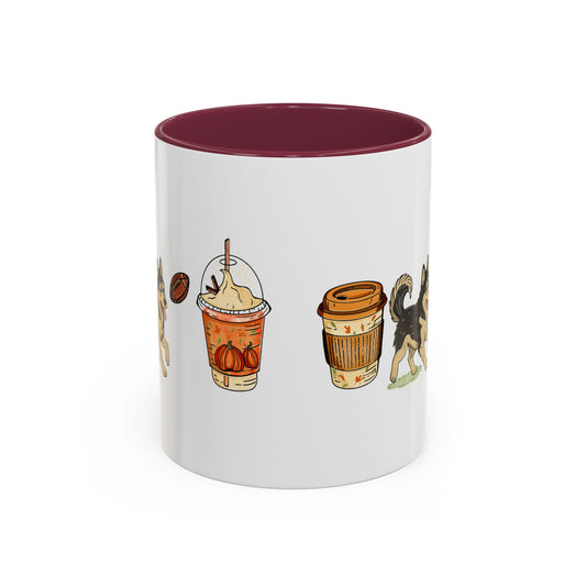 Husky Fall design, color Mugs 11oz
