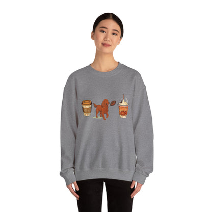 Irish setter Fall Cups Unisex Heavy Blend™ Crewneck Sweatshirt