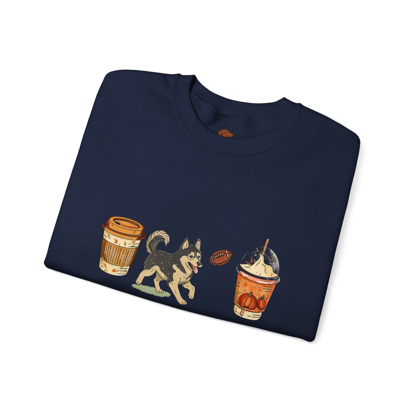 Husky Fall Cups  Unisex Heavy Blend™ Crewneck Sweatshirt
