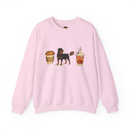 Rottweiler Fall Cups Unisex Heavy Blend™ Crewneck Sweatshirt