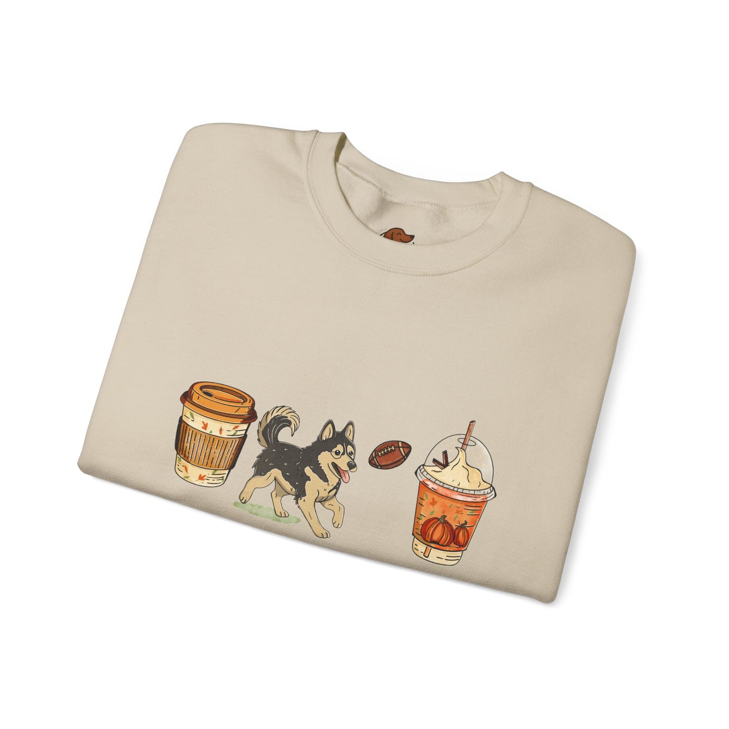 Husky Fall Cups  Unisex Heavy Blend™ Crewneck Sweatshirt