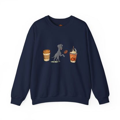 Great Dane Fall Cups Unisex Heavy Blend™ Crewneck Sweatshirt