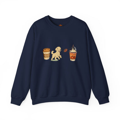 Doodle Fall Cups Unisex Heavy Blend™ Crewneck Sweatshirt