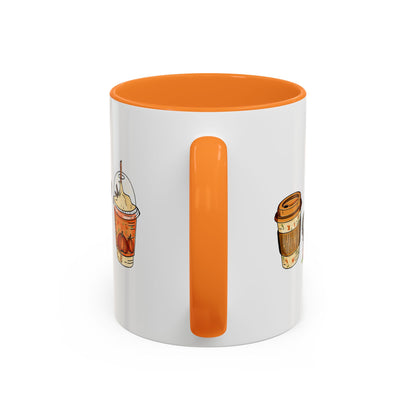 Yorkie Fall design, color Mugs 11oz