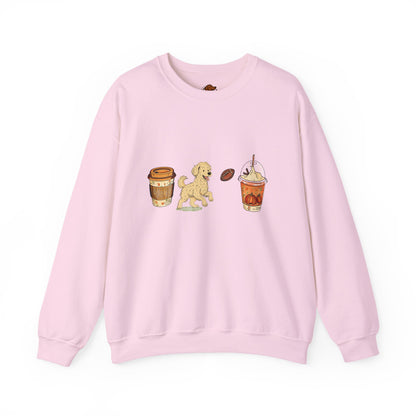 Doodle Fall Cups Unisex Heavy Blend™ Crewneck Sweatshirt