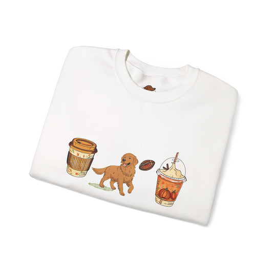 Golden Fall Cups Unisex Heavy Blend™ Crewneck Sweatshirt