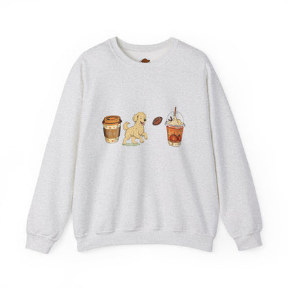 Doodle Fall Cups Unisex Heavy Blend™ Crewneck Sweatshirt