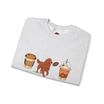 Irish setter Fall Cups Unisex Heavy Blend™ Crewneck Sweatshirt