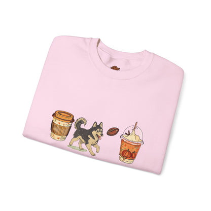 Husky Fall Cups  Unisex Heavy Blend™ Crewneck Sweatshirt