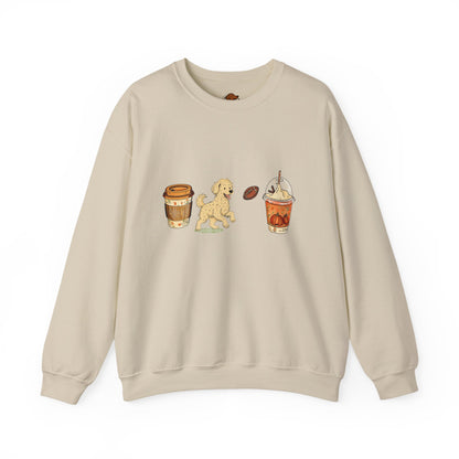 Doodle Fall Cups Unisex Heavy Blend™ Crewneck Sweatshirt