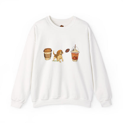 Beagle Fall Cups Unisex Heavy Blend™ Crewneck Sweatshirt