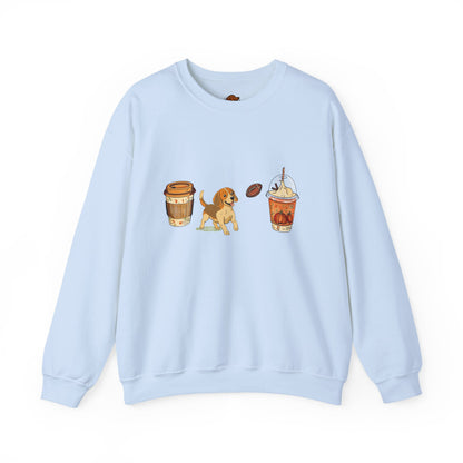 Beagle Fall Cups Unisex Heavy Blend™ Crewneck Sweatshirt