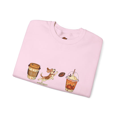 Beagle #2 Fall Cups Unisex Heavy Blend™ Crewneck Sweatshirt